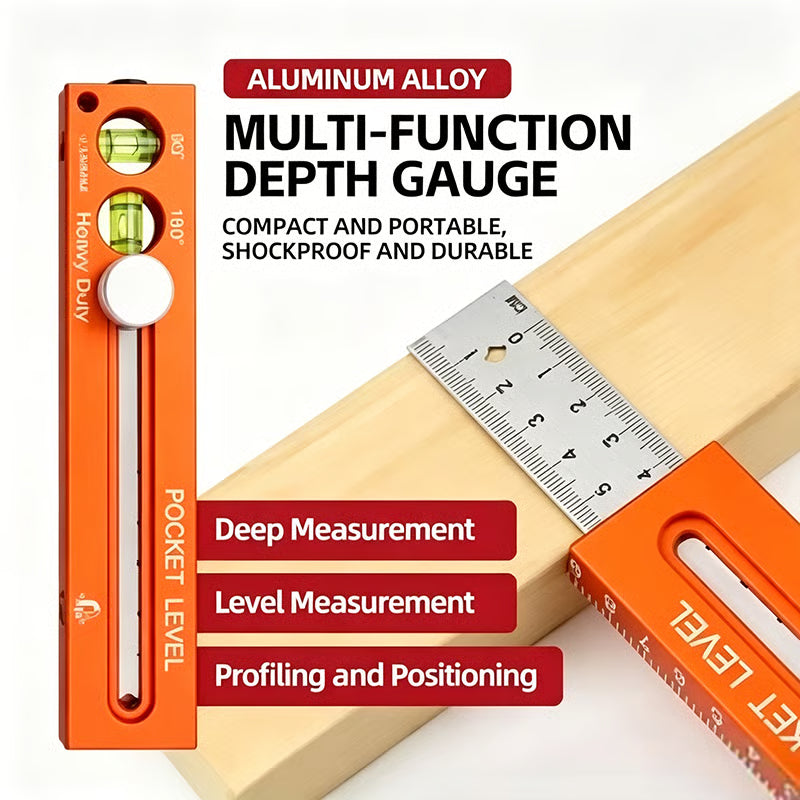 Mira Level Ruler | Multi-Angle, Compact Aluminum 1