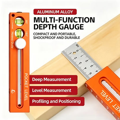 Mira Level Ruler | Multi-Angle, Compact Aluminum 1