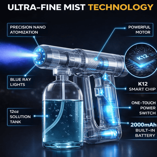Navi Mist Spray Gun | Rechargeable 300ML Cleaning Device 6