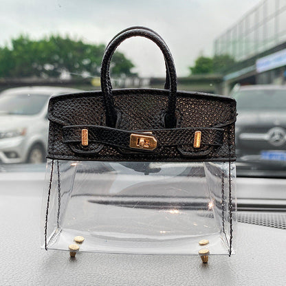 Transparent Mini Handbag Key Case