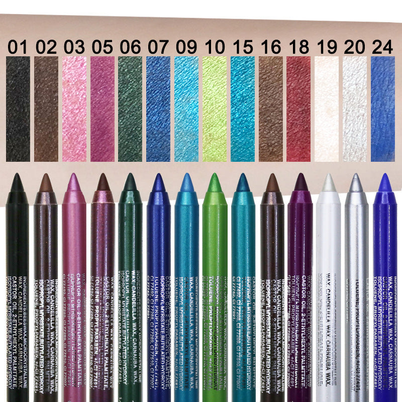 Maviglow™ – 14-Color Waterproof Metallic Gel Eyeliner Set 
