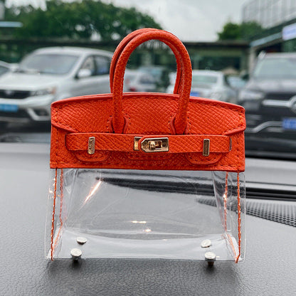 Transparent Mini Handbag Key Case