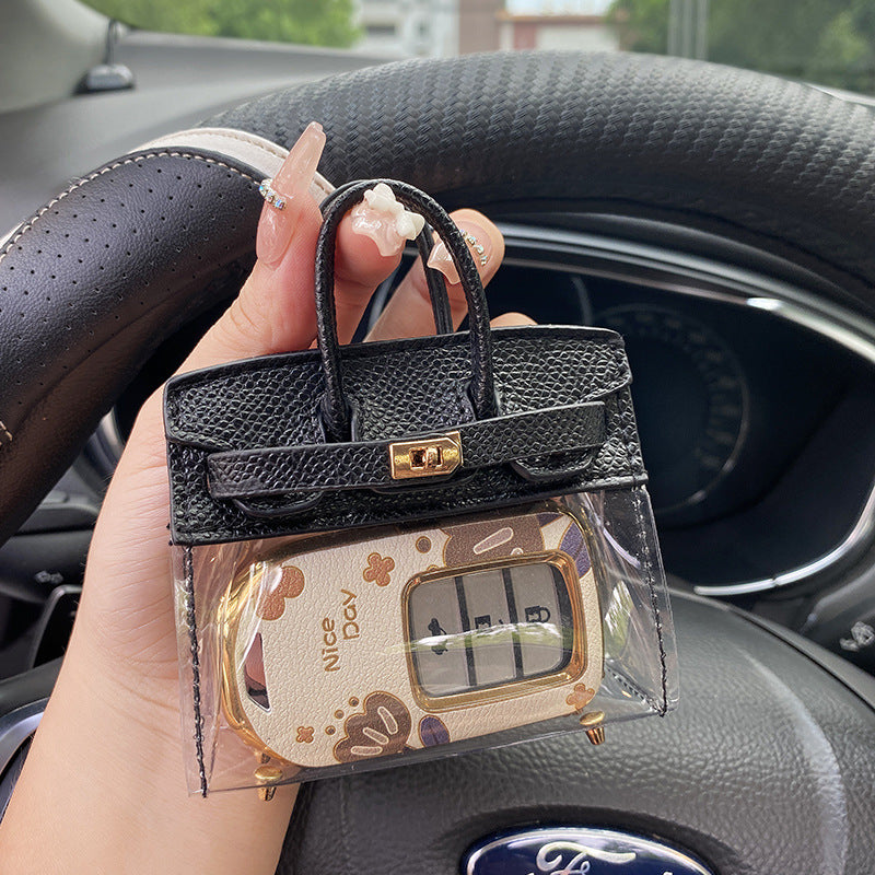 Transparent Mini Handbag Key Case