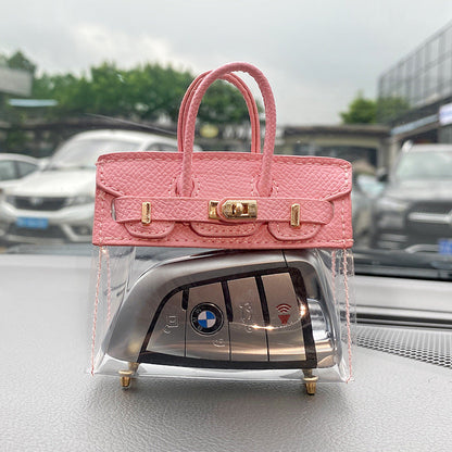 Transparent Mini Handbag Key Case