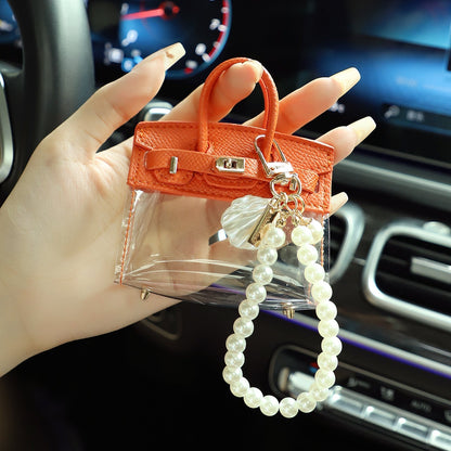 Transparent Mini Handbag Key Case