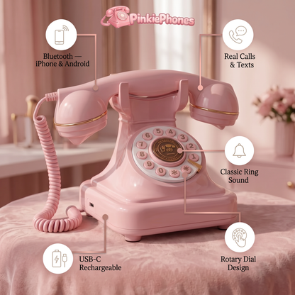 Retro Bluetooth Rotary Phone