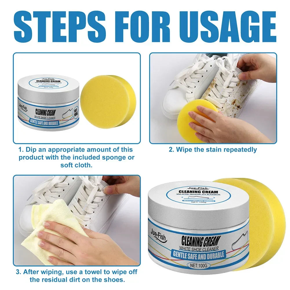 Multi-functional cleaning and stain removal cream