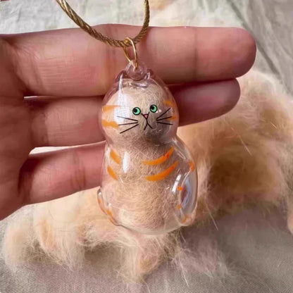 A Little Piece of You – Cat Fur Memorial Keychain