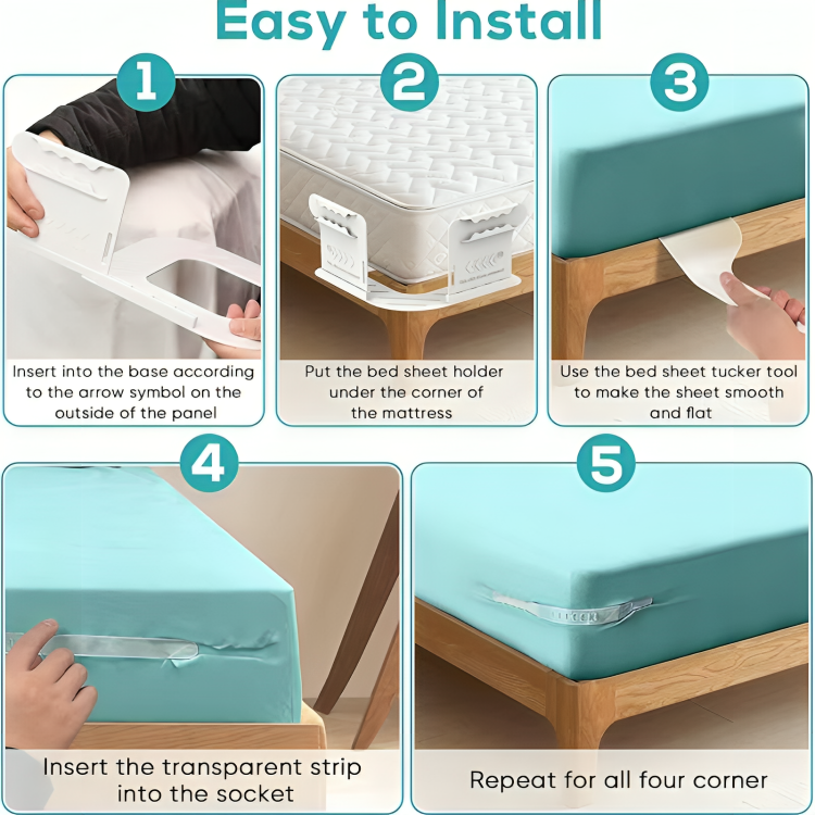 SheetSecure™ | Say goodbye to slipping sheets!