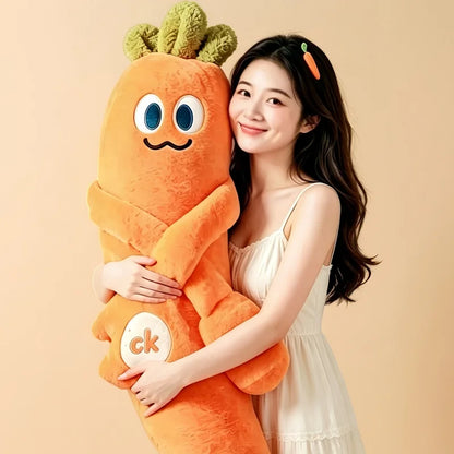 Eggplant Carrot Mango Sleep Companion – Soothing Patting Plush Toy