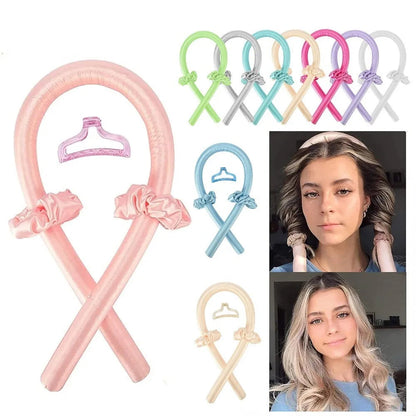 Heatless Hair Curling Wrap Kit
