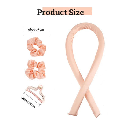 Heatless Hair Curling Wrap Kit