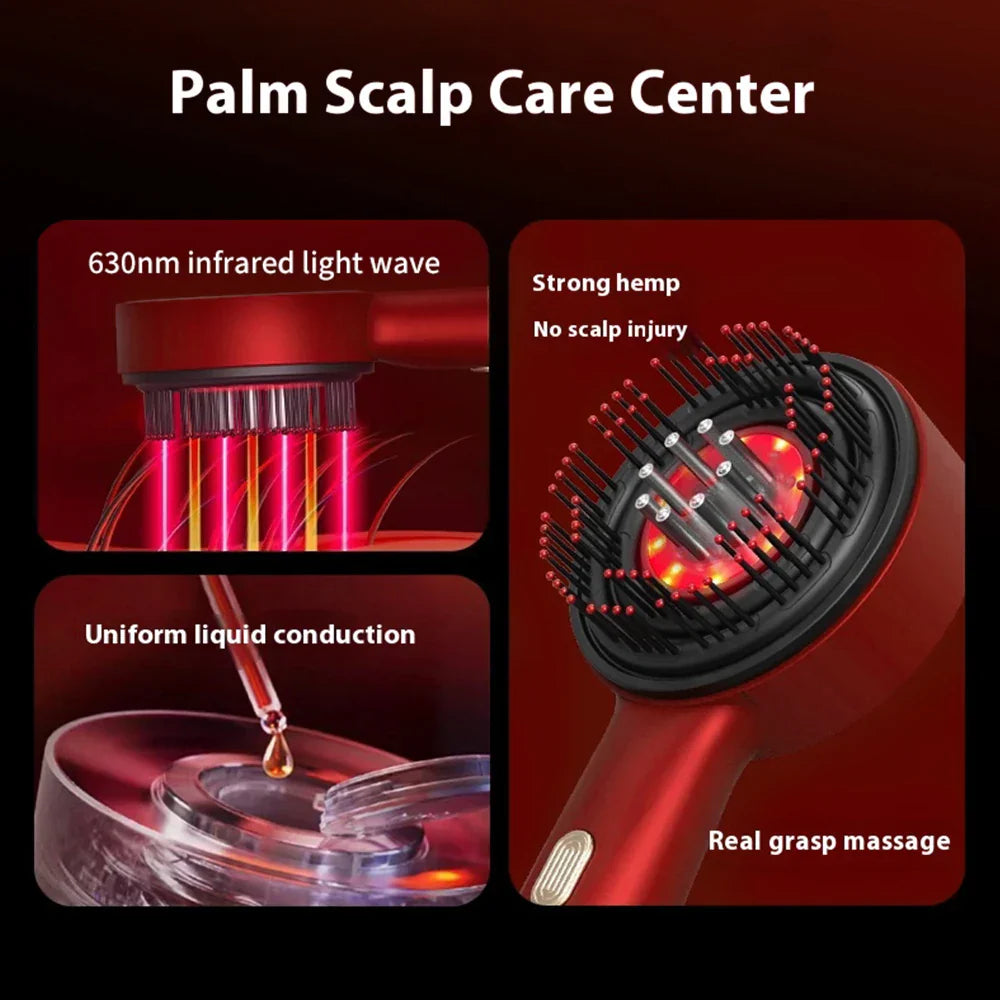 1  Advanced  Red Light Head Massager Brush
