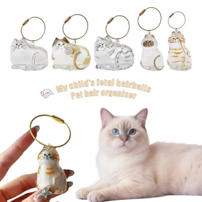 A Little Piece of You – Cat Fur Memorial Keychain