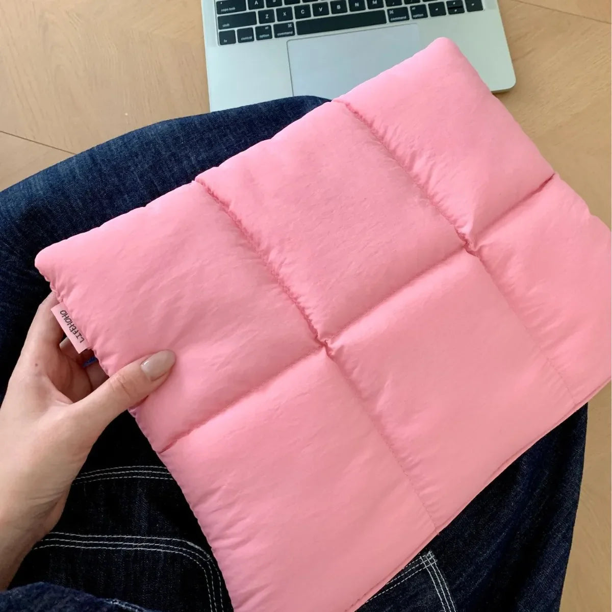 Puffy Laptop Bag Sleeve13/14/15/15.6 Inch Quilted Case Laptop Cover For MacBook Air Pro/Lenovo/Hp Puffer Notebook pouch