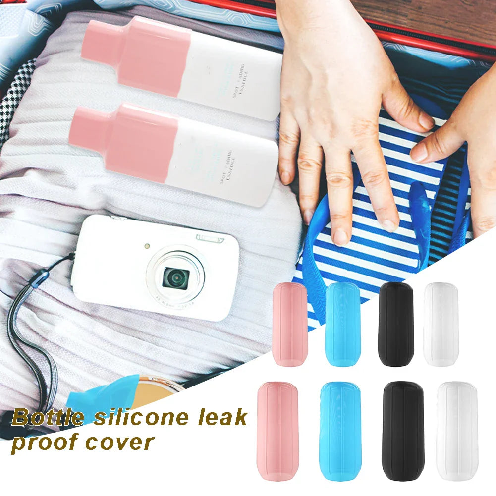 Leak-Proof Stretchable Silicone Protective Covers for Travelling