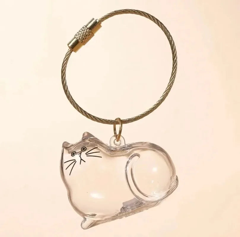 A Little Piece of You – Cat Fur Memorial Keychain