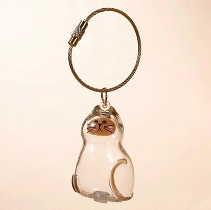 A Little Piece of You – Cat Fur Memorial Keychain