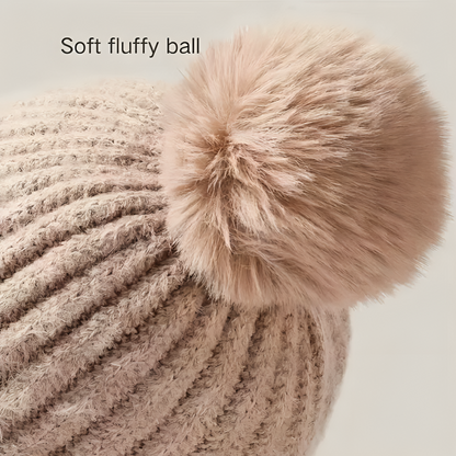 Women's 3 in 1 Fleece Lined Winter Hat Scarf Mask