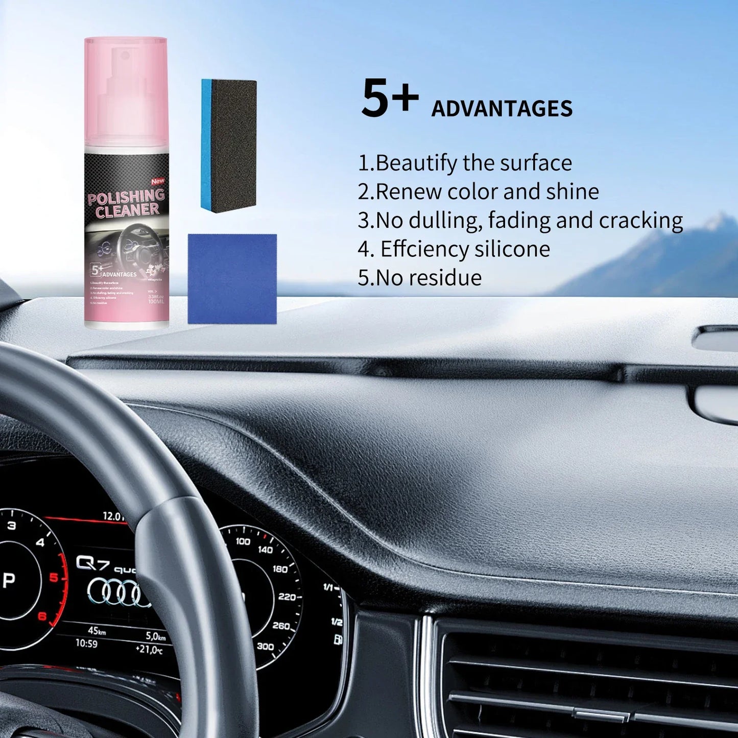 Car Interior Polishing Cleaner