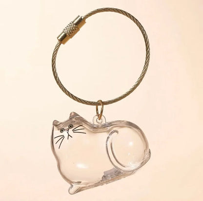 A Little Piece of You – Cat Fur Memorial Keychain