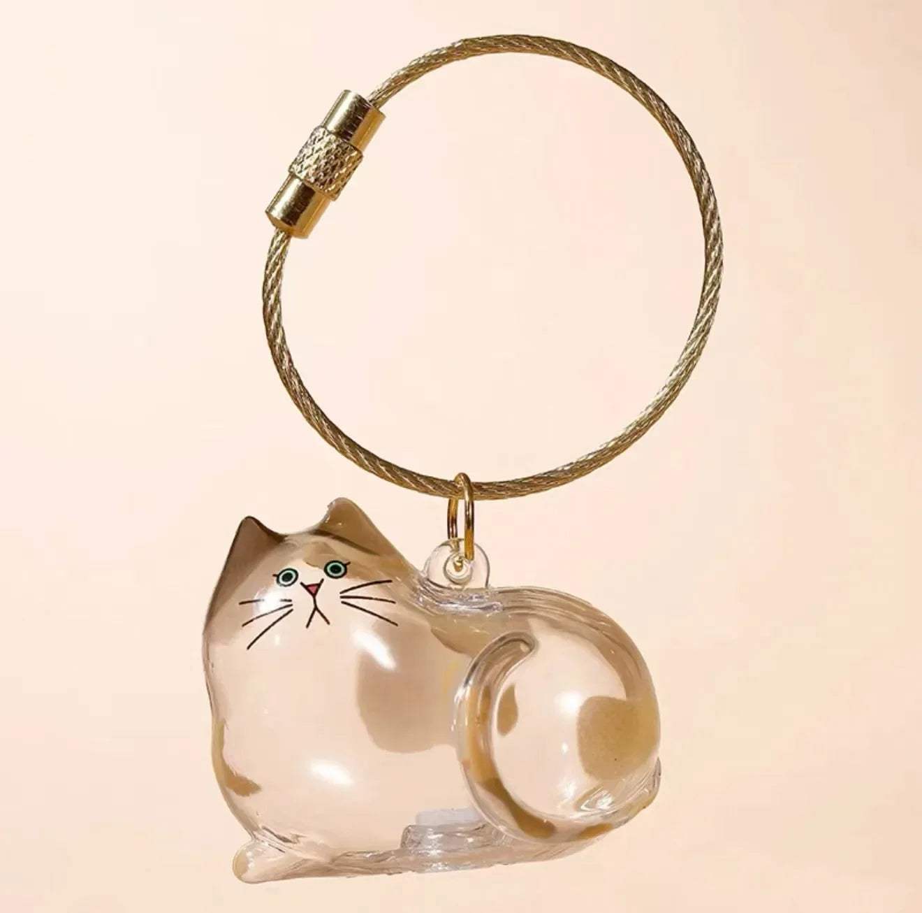 A Little Piece of You – Cat Fur Memorial Keychain