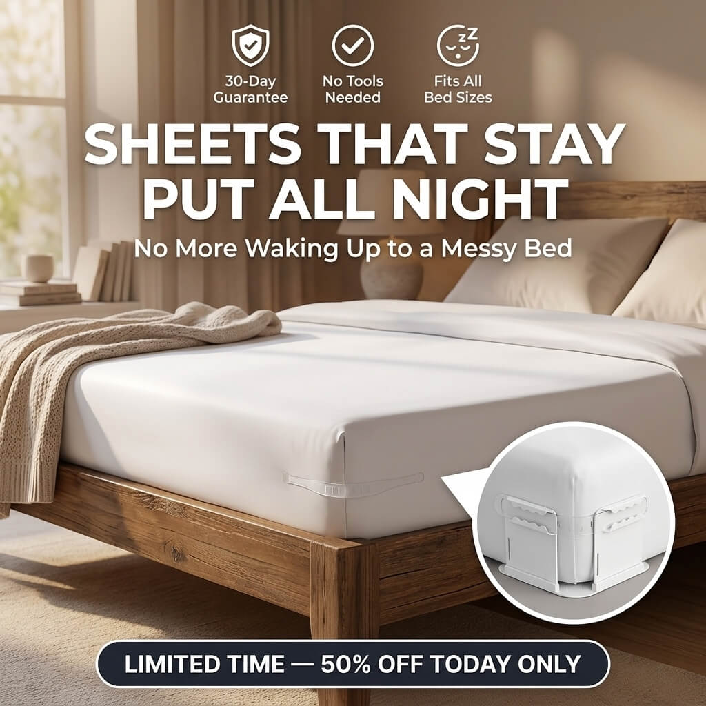 SheetSecure™ | Say goodbye to slipping sheets!
