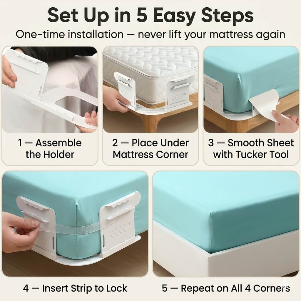 SheetSecure™ | Say goodbye to slipping sheets!