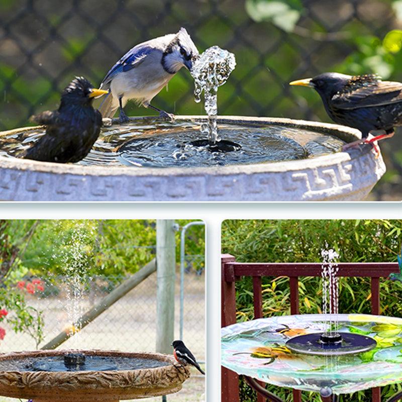 Solar Garden Fountain Solar Powered Fountain Pump for Bird Bath, Garden - If you say i do