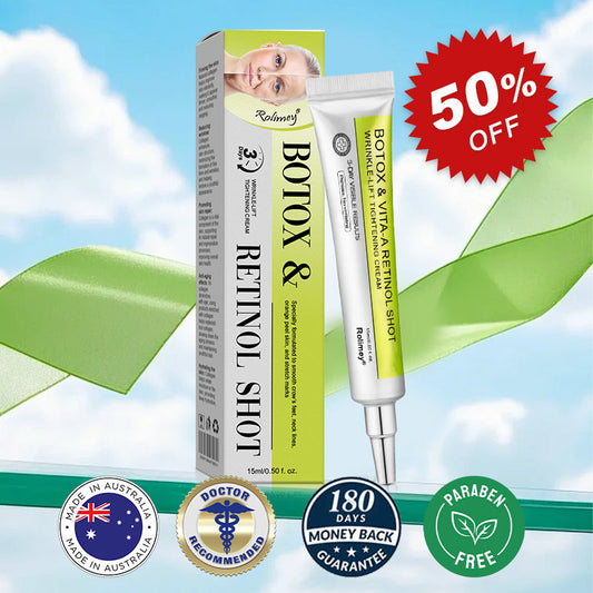 ⏰ Last Day! 70% OFF 💫 Rolimey® Botox & Vita-A Retinol Wrinkle-Lift Cream – Made & Shipped from Australia 🌟👨‍⚕️