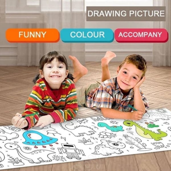 🖍️$9.99 🎨- Children's drawing scroll (perfect gift for children)🎁