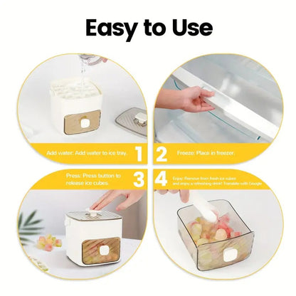 ☀️Summer Hot Sale 50%OFF🧊Portable Ice Maker with Lid and Storage Box