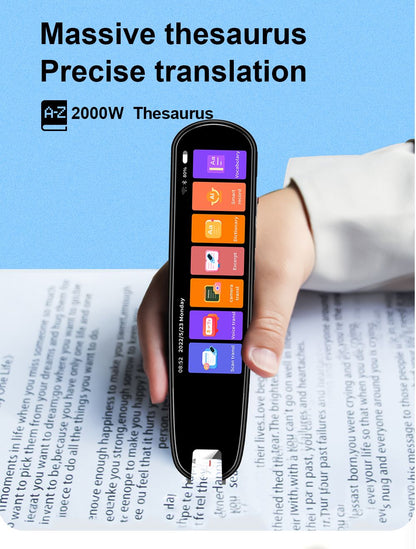 Accurate 112 language translation scanning reading pen
