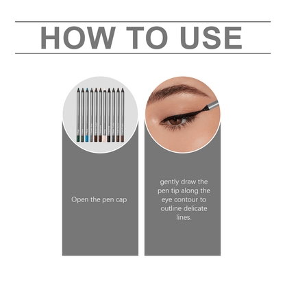 The AuraLock Eyeliner Duo - 24-Hour Smudge-Proof Precision and All-Day Stay + 1+1 FREE