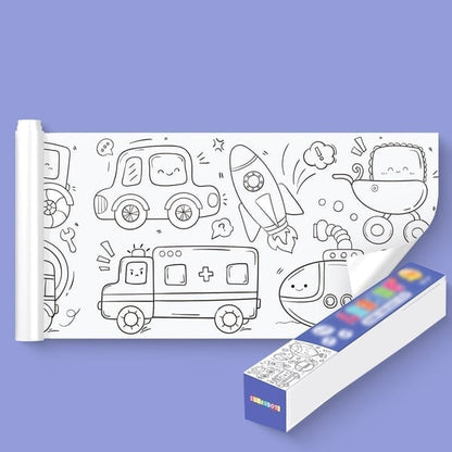 🖍️$9.99 🎨- Children's drawing scroll (perfect gift for children)🎁