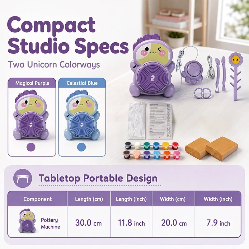 SpinArt™ - Ignite Creativity and Confidence with Easy Pottery Fun