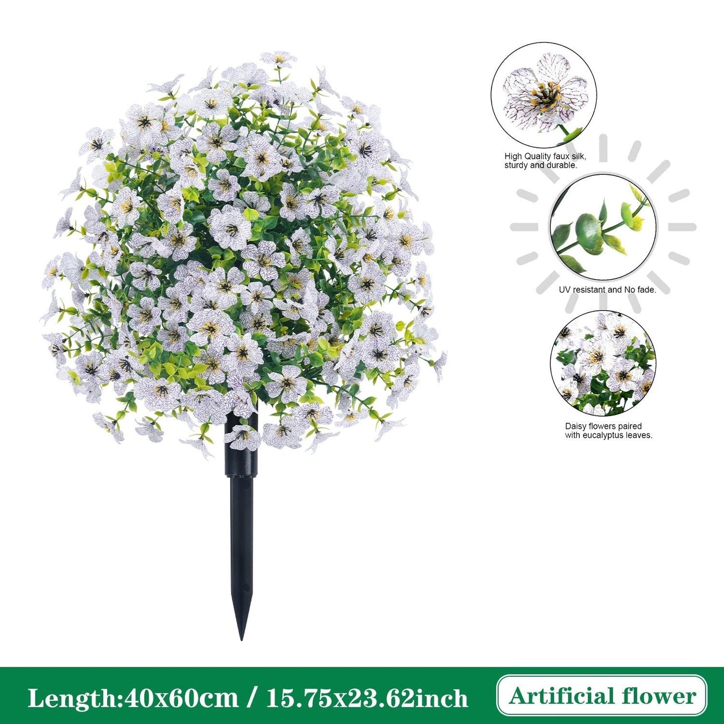 UV Resistant Artificial Cedar Topiary Ball Tree