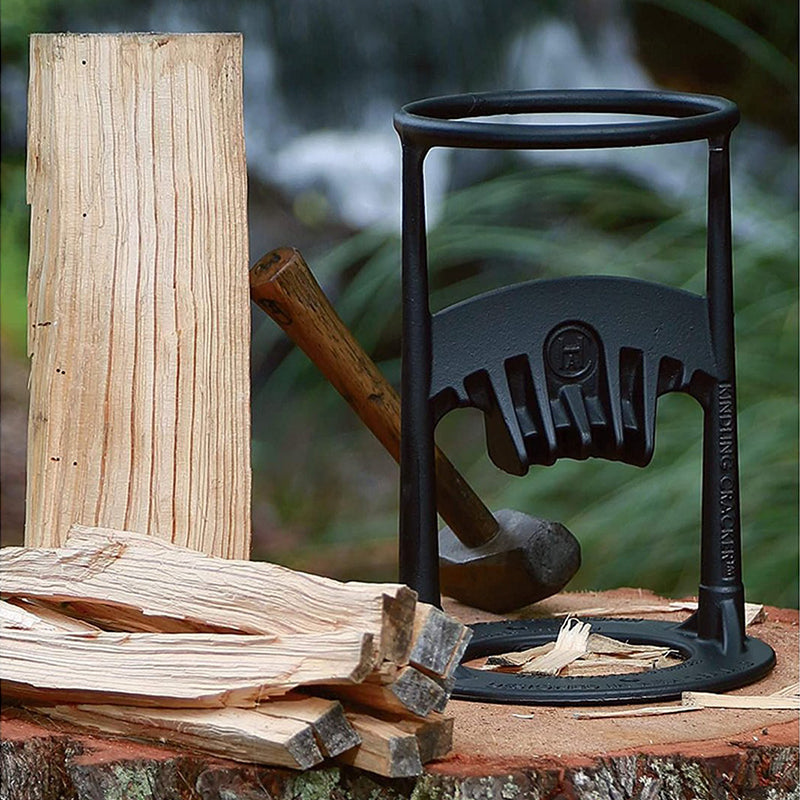 TitanSplit™ – Split massive logs safely in seconds without lifting a blade