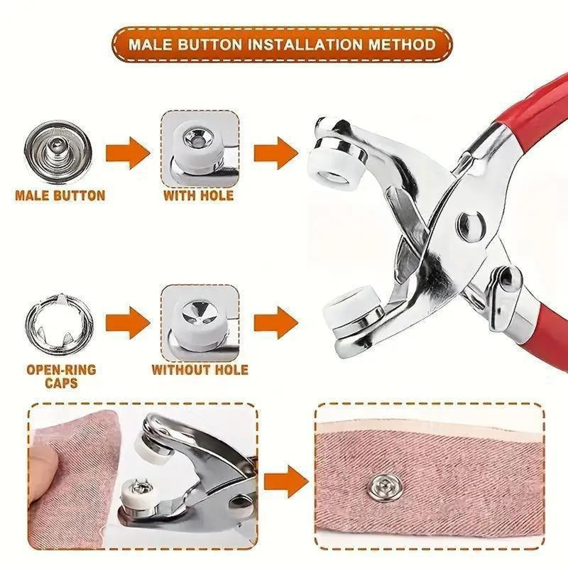SnapEase – Quick Button Replacement Kit