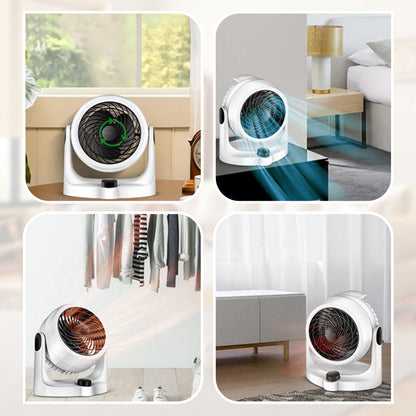 Comfortair Duo — 2-in-1 Fan Heater with Adjustable Airflow for Year-Round Comfort