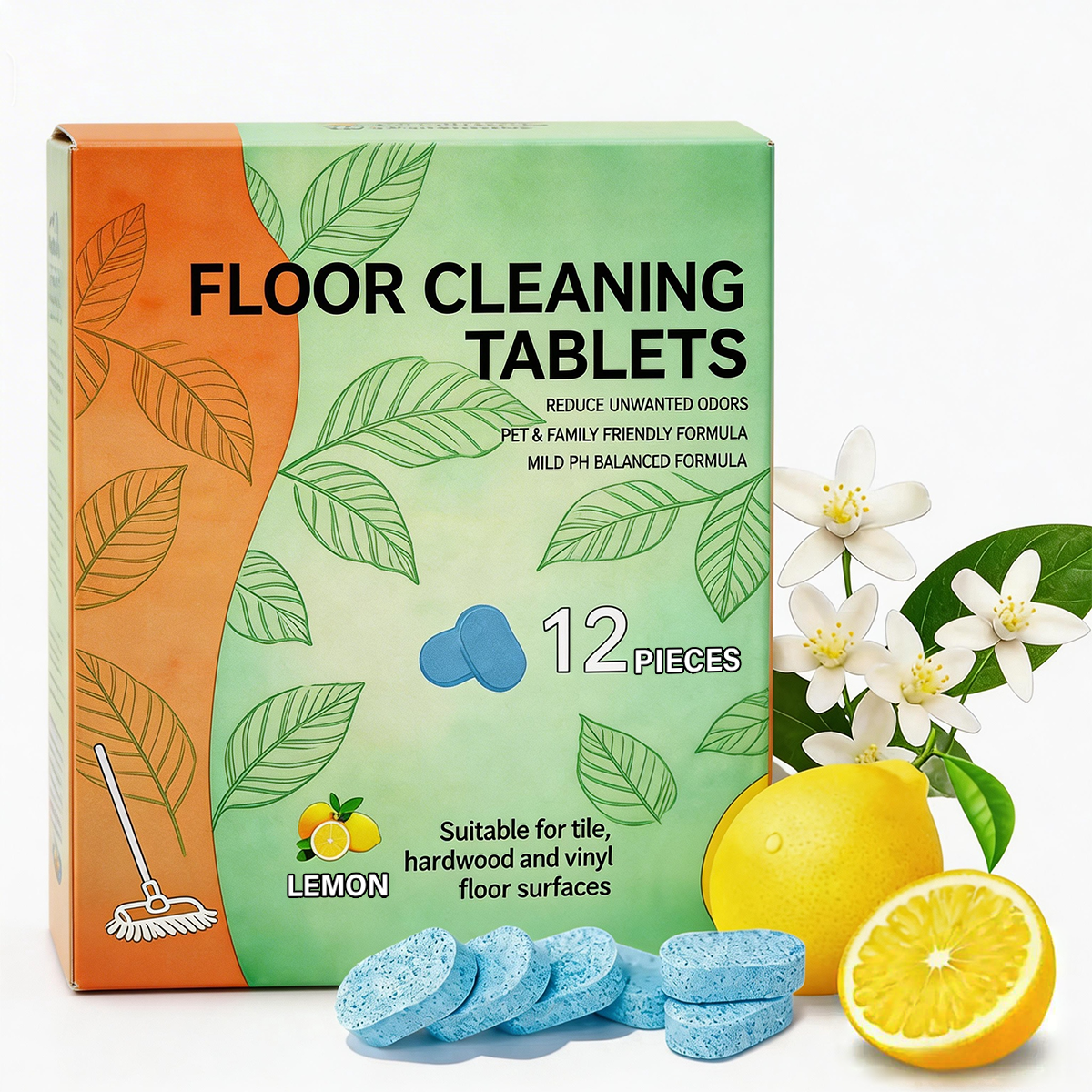 PureShine™ Bodenreinigungstabletten — Verwandeln Sie Ihren Boden in eine strahlend saubere Wohlfühloase ohne Stress!