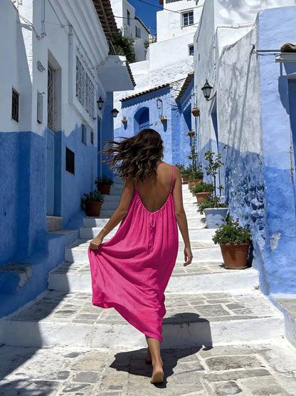 ✨Elegant Backless Cami Dress for Romantic Moments