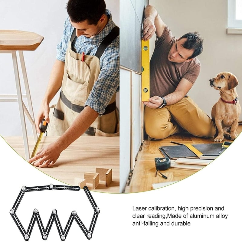 12-fold Multi Angle Measuring Ruler