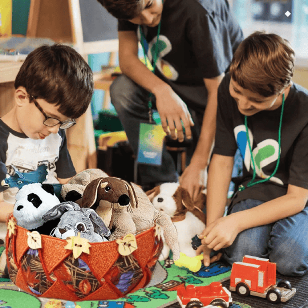 Woven Spiral Storage Basket Template