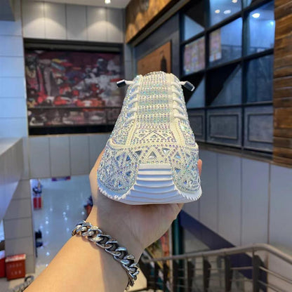 Diamond-encrusted Sneakers for Men -  Buy two and get free shipping!