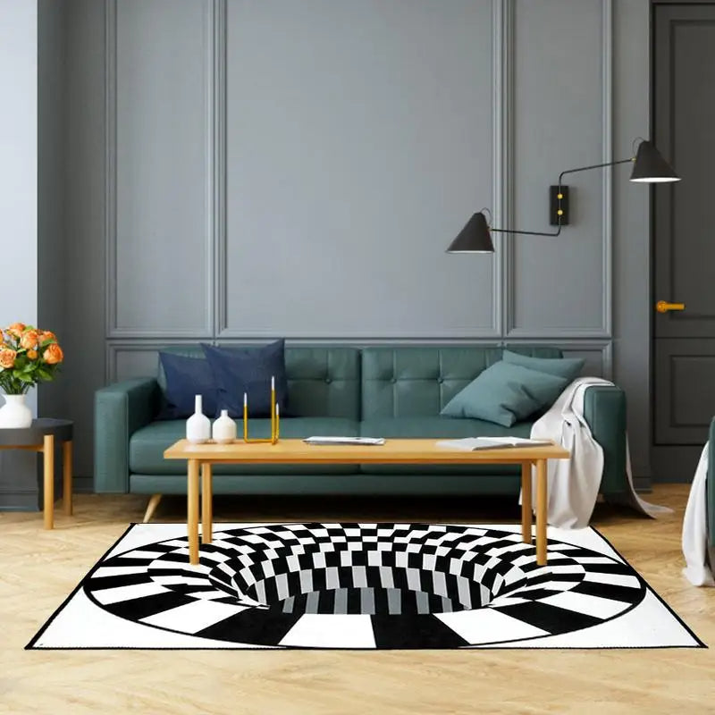 Hypnotic Spiral Mat marnetic