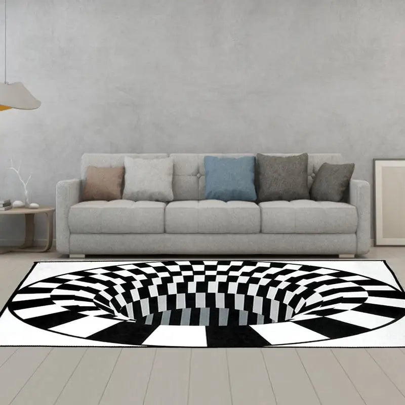 Hypnotic Spiral Mat marnetic