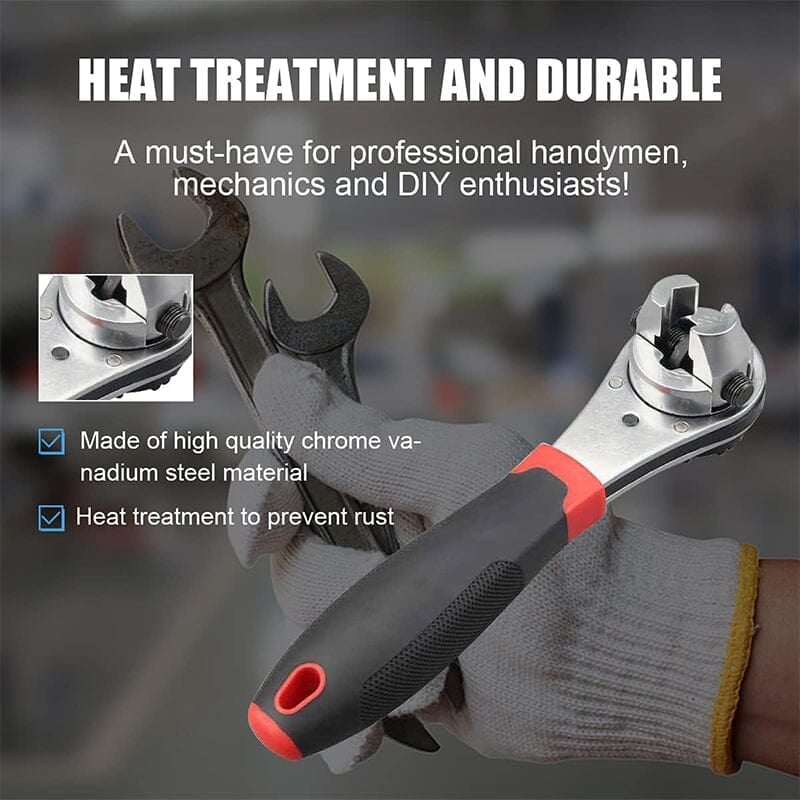 Hot Sale 49% OFF - Adjustable Ratchet Wrench-unitmotor™