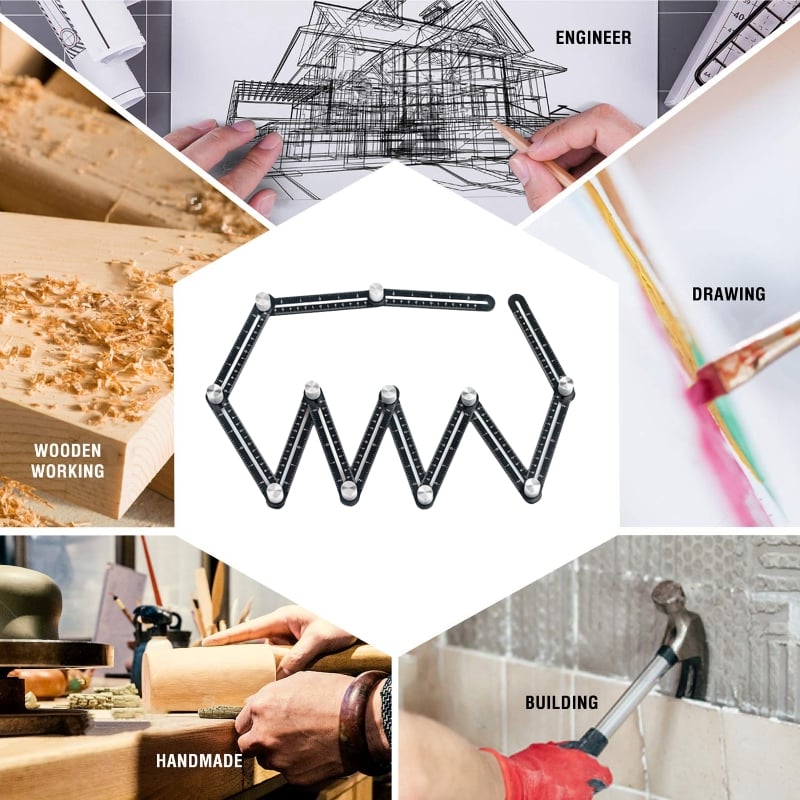 12-fold Multi Angle Measuring Ruler