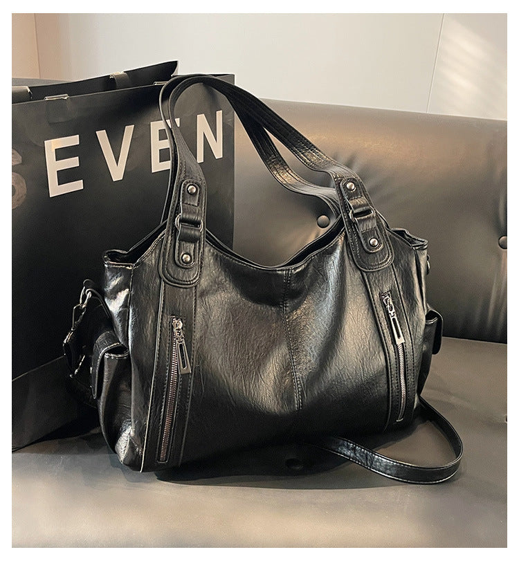 LuxeCarry™ - Leather Handbag